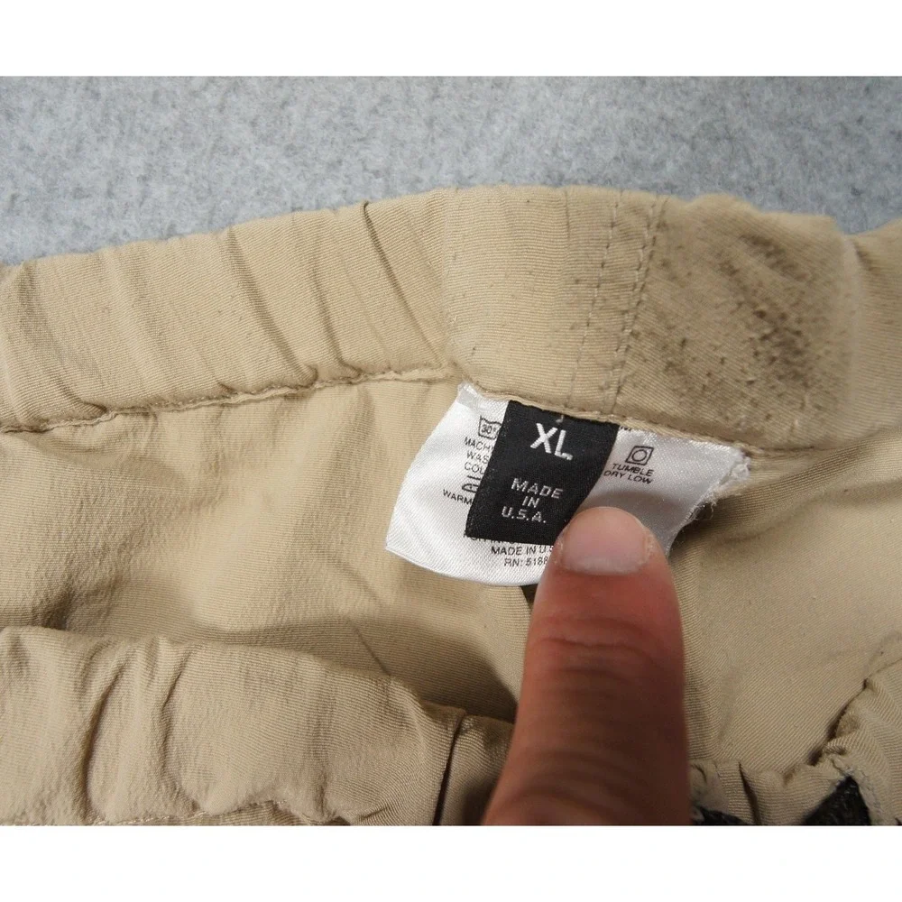 Vintage Patagonia Pants‎ Mens XLarge Beige Belted Hike Camp Outdoors Casual